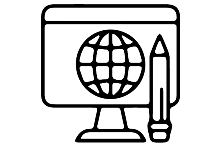 Website design and development icon